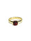 Bague 51 Bague en or jaune 14 carats avec rubis cabochon 58 Facettes 1714124