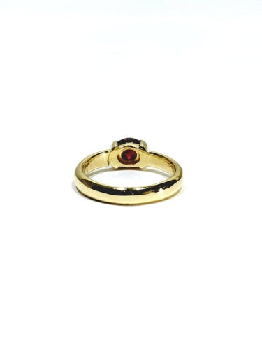 Bague 51 Bague en or jaune 14 carats avec rubis cabochon 58 Facettes 1714124