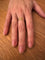 Bague 63 Union - Bague en or rose 18 carats à motifs noirs 58 Facettes 1714155