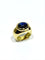 Bague 52 Bague jonc en or jaune 18 carats et tanzanite 58 Facettes 1714171