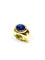 Bague 52 Bague jonc en or jaune 18 carats et tanzanite 58 Facettes 1714171