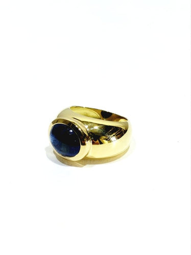 Bague 52 Bague jonc en or jaune 18 carats et tanzanite 58 Facettes 1714171