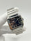 Montre Cartier Santos - Montre automatique acier, cadran bleu 58 Facettes 1635