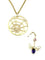 Collier Chaumet Attrape-moi si tu peux - Collier en or jaune 18K, diamants et améthyste 58 Facettes CHAUMET Collier