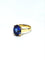 Bague 50 Bague en or jaune 18 carats au saphir 58 Facettes 1714216