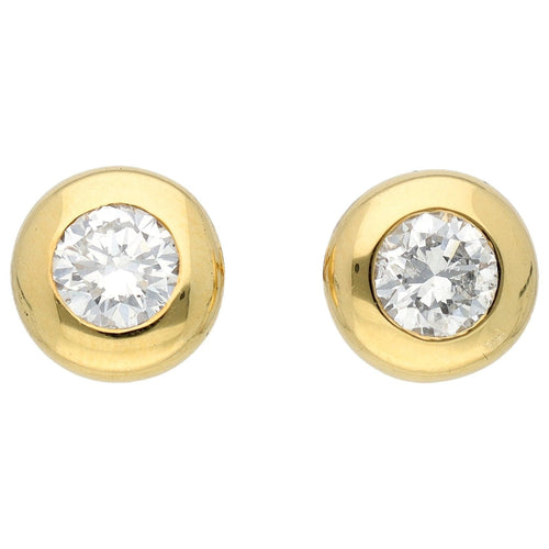 Boucles d'oreilles Boucles d’oreilles puces - Diamants taille brillant en or jaune 18k 58 Facettes EE150EC096F04AD3A51867BA47E4E181