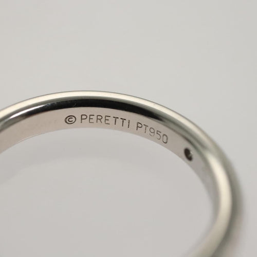 Bague Tiffany & Co. Elsa Peretti - Bague d'empilage 1 diamant en platine 950 58 Facettes v0664kxv1z