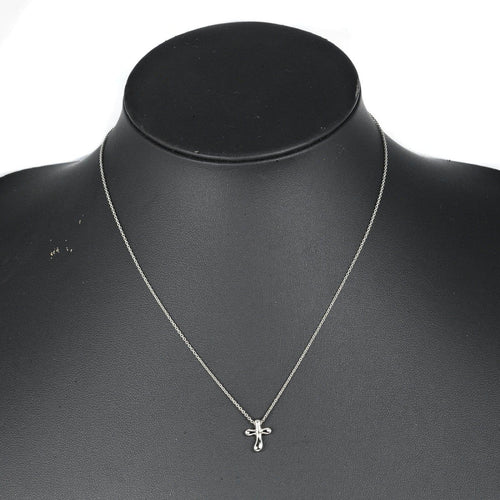 Pendentif Tiffany & Co. - Pendentif croix en platine 58 Facettes b6k4ns
