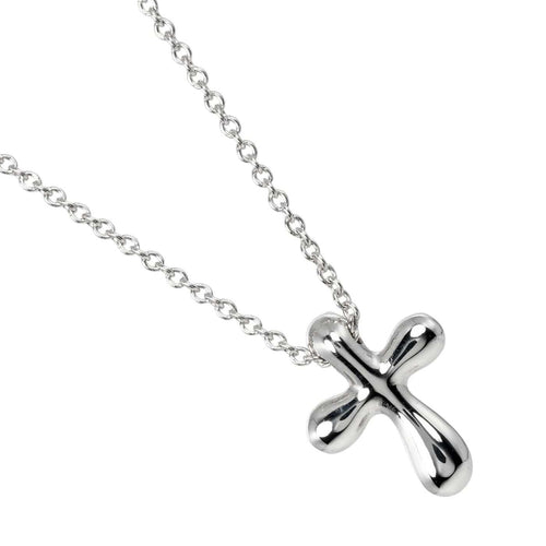 Pendentif Tiffany & Co. - Pendentif croix en platine 58 Facettes b6k4ns