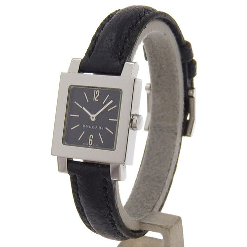 Montre Bvlgari Quadrato - Montre quartz en acier inoxydable 58 Facettes fg0o9y