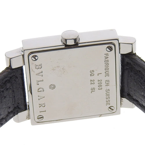 Montre Bvlgari Quadrato - Montre quartz en acier inoxydable 58 Facettes fg0o9y