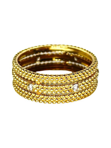 Bague 56 Mauboussin Le Premier Jour - Bague en or jaune 18K et diamants 58 Facettes 1432