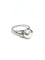 Bague 53 Bague en or blanc 18 carats avec perle et diamants 58 Facettes 1714229