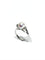 Bague 53 Bague en or blanc 18 carats avec perle et diamants 58 Facettes 1714229
