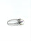 Bague 53 Bague en or blanc 18 carats avec perle et diamants 58 Facettes 1714229