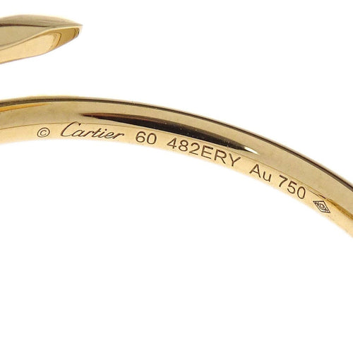 Bague Cartier Juste un Clou - Bijou en or rose 18K 58 Facettes a0q03q2180