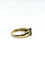 Bague 55 Bague en or jaune avec saphir clair et diamants 58 Facettes 1714237