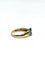 Bague 55 Bague en or jaune avec saphir clair et diamants 58 Facettes 1714237