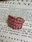 Bague 49 Bague rectangulaire en or jaune 18K et rubis birmans 58 Facettes 236