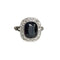 Bague 49 Bague Art déco en platine avec saphir et diamants 58 Facettes 235