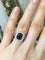 Bague 49 Bague Art déco en platine avec saphir et diamants 58 Facettes 235