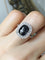 Bague 49 Bague Art déco en platine avec saphir et diamants 58 Facettes 235