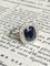 Bague 49 Bague Art déco en platine avec saphir et diamants 58 Facettes 235