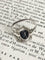 Bague 49 Bague Art déco en platine avec saphir et diamants 58 Facettes 235