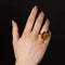 Bague 52 Bague vintage en or jaune 18 carats et citrine 58 Facettes 25-019