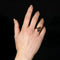 Bague 51 Bague ancienne marquise en or rose 18 carats aux grenats 58 Facettes 25-021