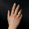 Bague 63 Bague opale cabochon en or rose 18 carats 58 Facettes 24-322