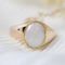 Bague 63 Bague opale cabochon en or rose 18 carats 58 Facettes 24-322
