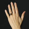 Bague 53 Bague en or jaune 18 carats et perle grise de culture 58 Facettes CV126