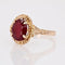 Bague 56 Bague vintage en or rose 18 carats et rubis 58 Facettes 24-063