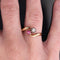 Bague 55 Bague Toi et Moi en or jaune 18 carats rubis et diamant 58 Facettes 23-348