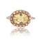 Bague 52 Bague ancienne en or rose 18 carats, saphir jaune et perles fines 58 Facettes 24-157