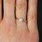 Bague 55 Bague solitaire perle de culture en or jaune 18 carats 58 Facettes 13-032