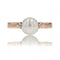 Bague 55 Bague solitaire en or jaune 18 carats avec perle de culture 58 Facettes 13-203