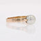 Bague 55 Bague solitaire en or jaune 18 carats avec perle de culture 58 Facettes 13-203