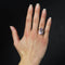 Bague 53 Bague cocktail vintage à kunzite ovale en or rose 18 carats 58 Facettes 23-325