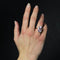 Bague 53 Bague cocktail vintage à kunzite ovale en or rose 18 carats 58 Facettes 23-325