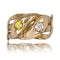 Bague 62 Bague ancienne serpent en or jaune 18 carats, diamant et saphir jaune 58 Facettes 23-291