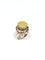 Bague 56 Bague Dos Pesos en or jaune 18 carats et pièce or 22 carats 58 Facettes 1714249