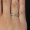 Bague 53 Bague moderne entrelacée en or jaune et blanc avec diamants 58 Facettes 16-344D