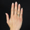 Bague 52 Bague tank dôme en or rose 18 carats et diamants 58 Facettes 23-283