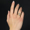 Bague 52 Bague tank dôme en or rose 18 carats et diamants 58 Facettes 23-283