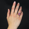 Bague 55 Bague vintage en or jaune 18 carats avec kunzite 19,39 ct 58 Facettes 23-258