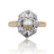 Bague 51 Bague marquise ancienne en or jaune 18 carats, platine, perle fine et diamants 58 Facettes 23-202
