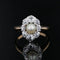Bague 51 Bague marquise ancienne en or jaune 18 carats, platine, perle fine et diamants 58 Facettes 23-202