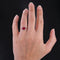 Bague 54 Bague ancienne en or jaune 18 carats et rubis de synthèse 58 Facettes 23-130